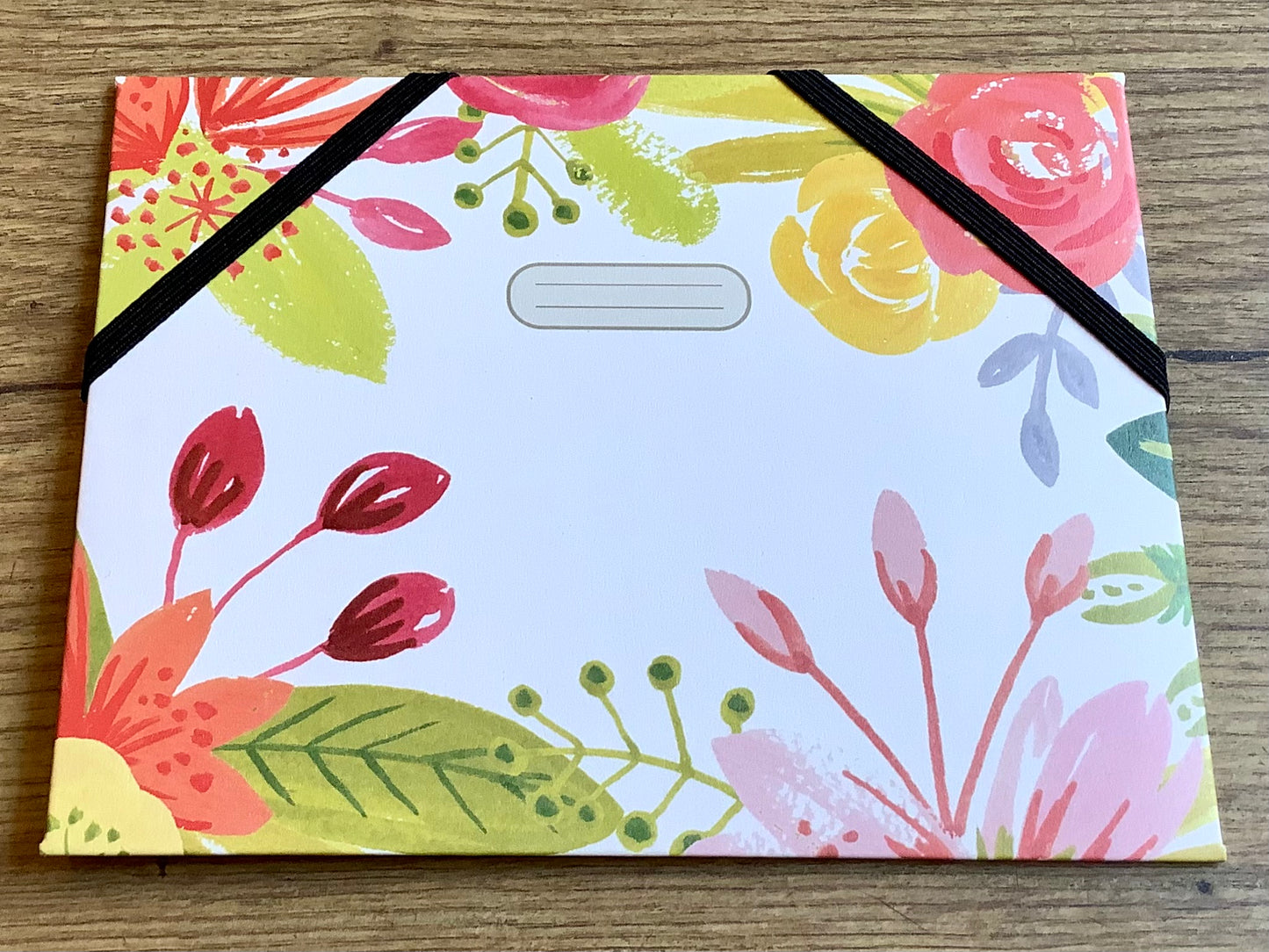 Eckspanner mini A6 Blumen Aquarell