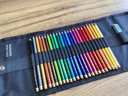 Stifterolle gefüllt 24 Buntstifte Polycolor Koh-i-noor
