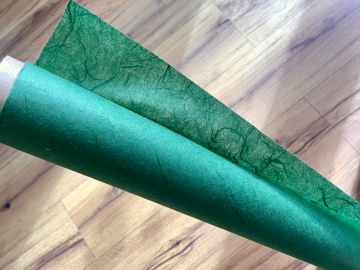 Geschenkpapier Strohseide Rolle 1,5x0,7m grün - bei Polly Paper - Schreibwaren