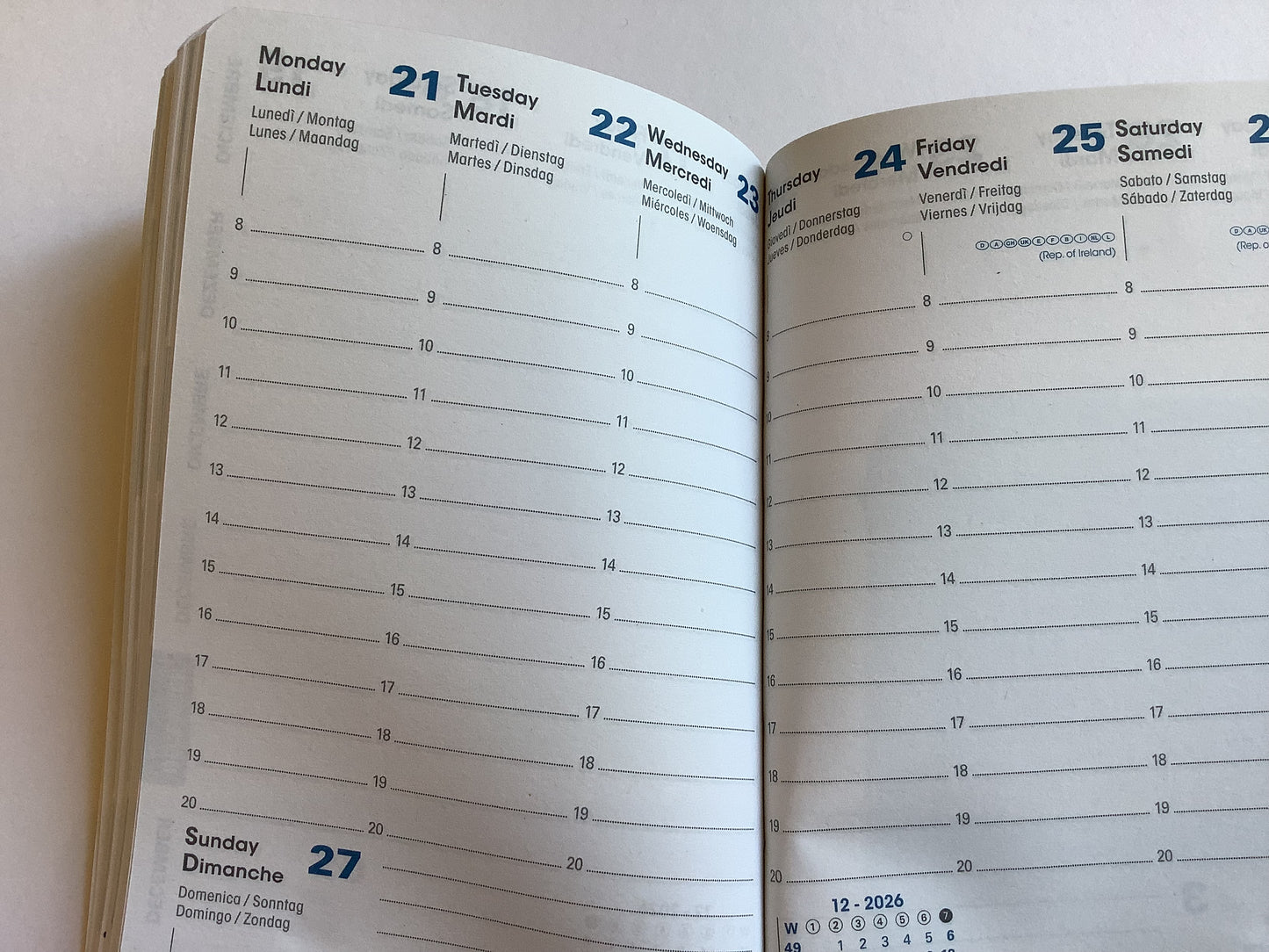 Wochenkalender 10x15cm RC Quo Vadis Arrakis 2026°