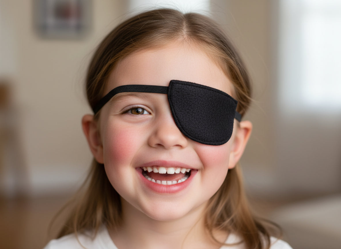 Piraten-Augenklappe Kinder bis 10J. Verkleidung (WUP)