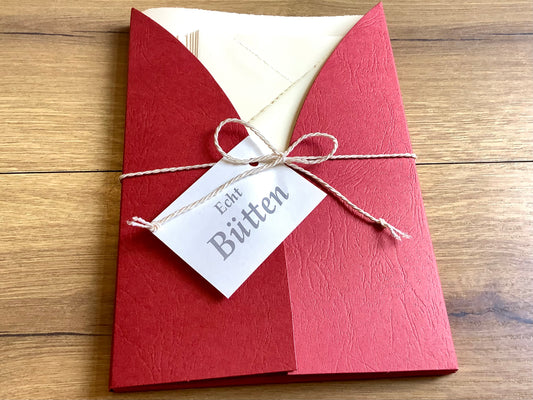 Briefset Baumwoll-Bütten 6xA4/DL 120g DFW altweiß