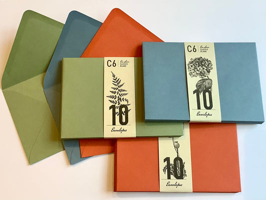 Briefumschlag C6 Spitzklappe (Togethery)° - Polly Paper - Umweltfreundliche Schreibwaren