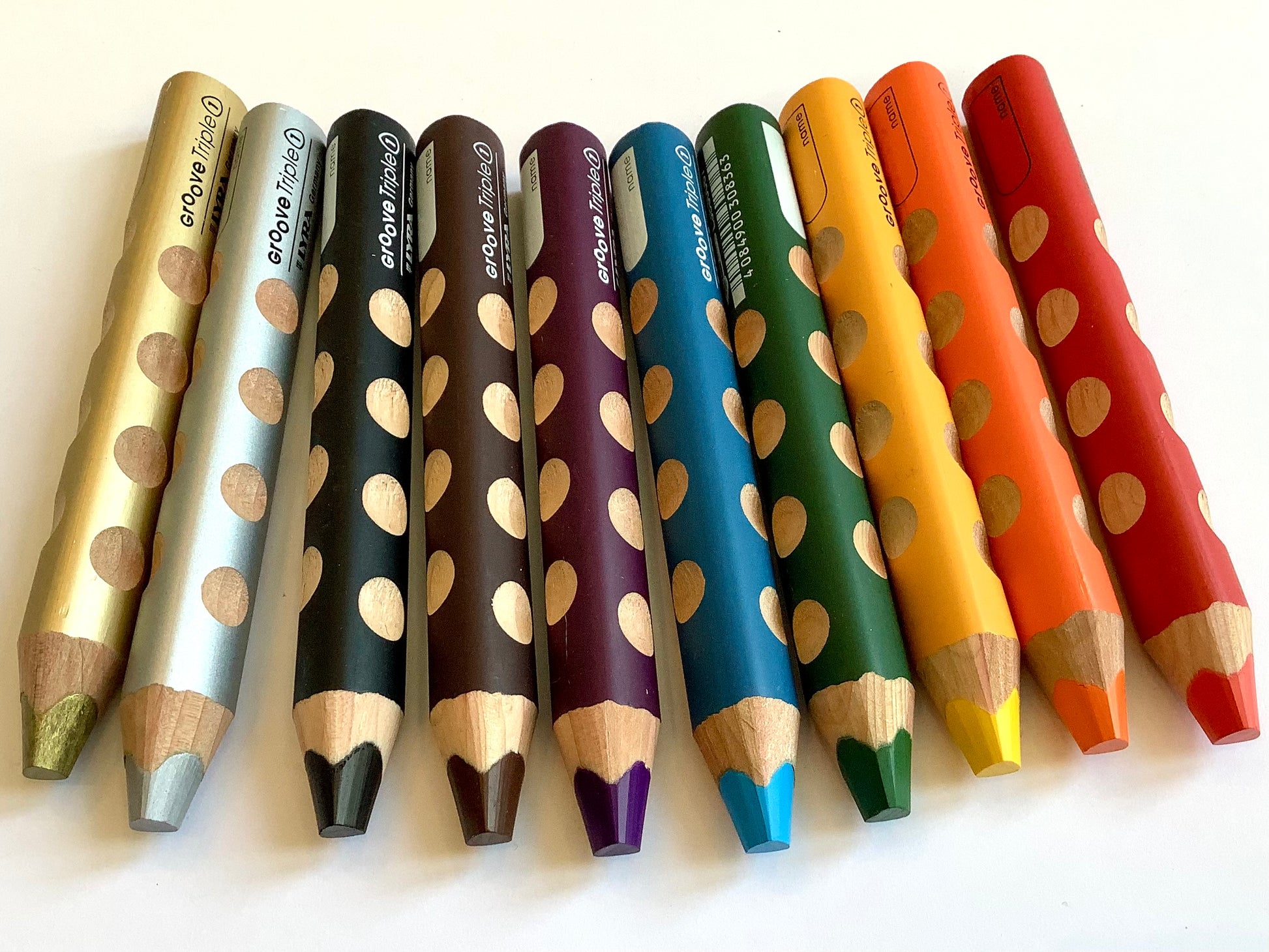 Dicker kurzer weicher Buntstift 3in1 "Groove triple One" von Lyra in 10 Farben