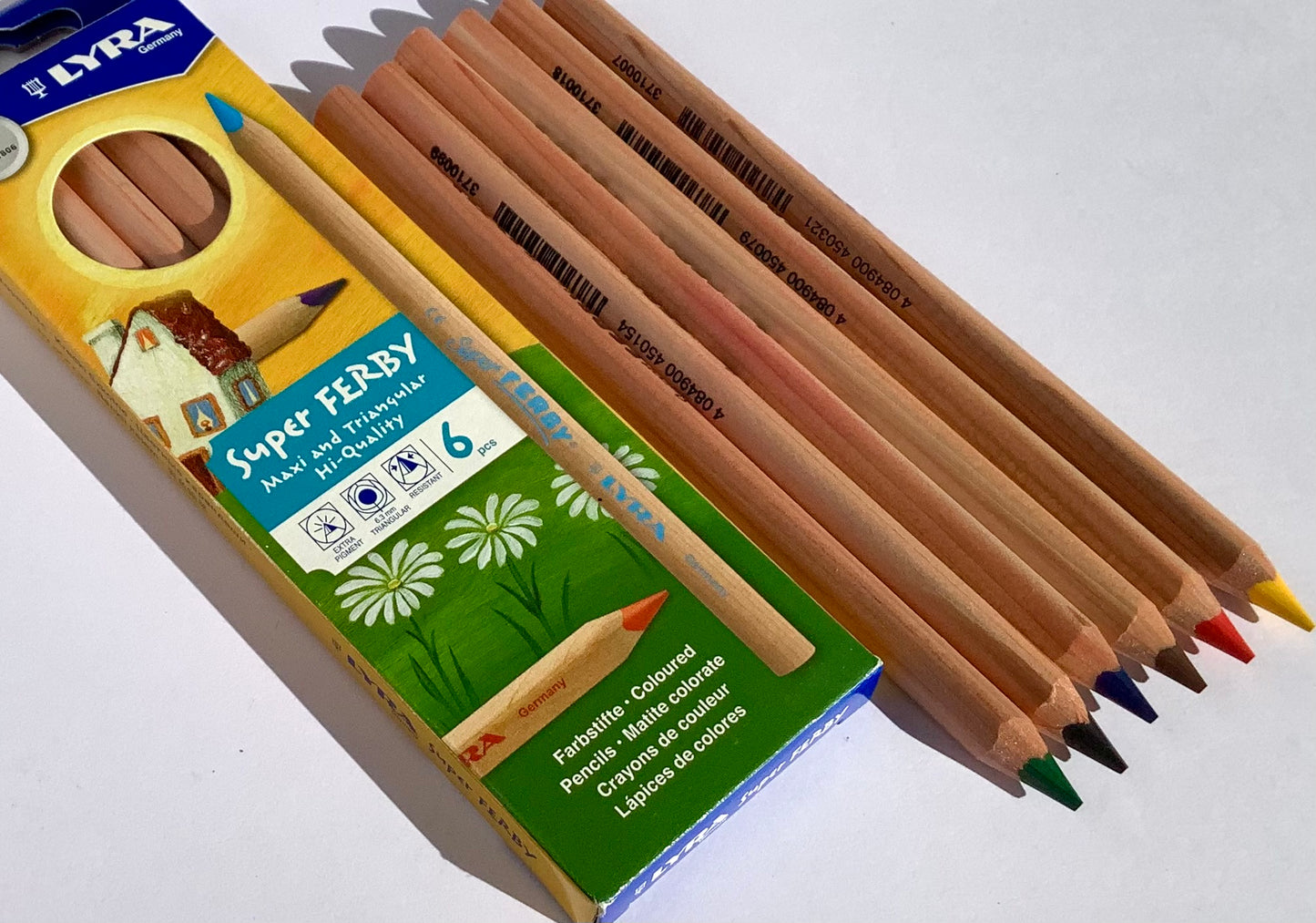 Buntstifte von Lyra: SuperFerby 6er natur (unlackiert) - bei Polly Paper, Umweltfreundliche Schreibwaren in Berlin-Mitte