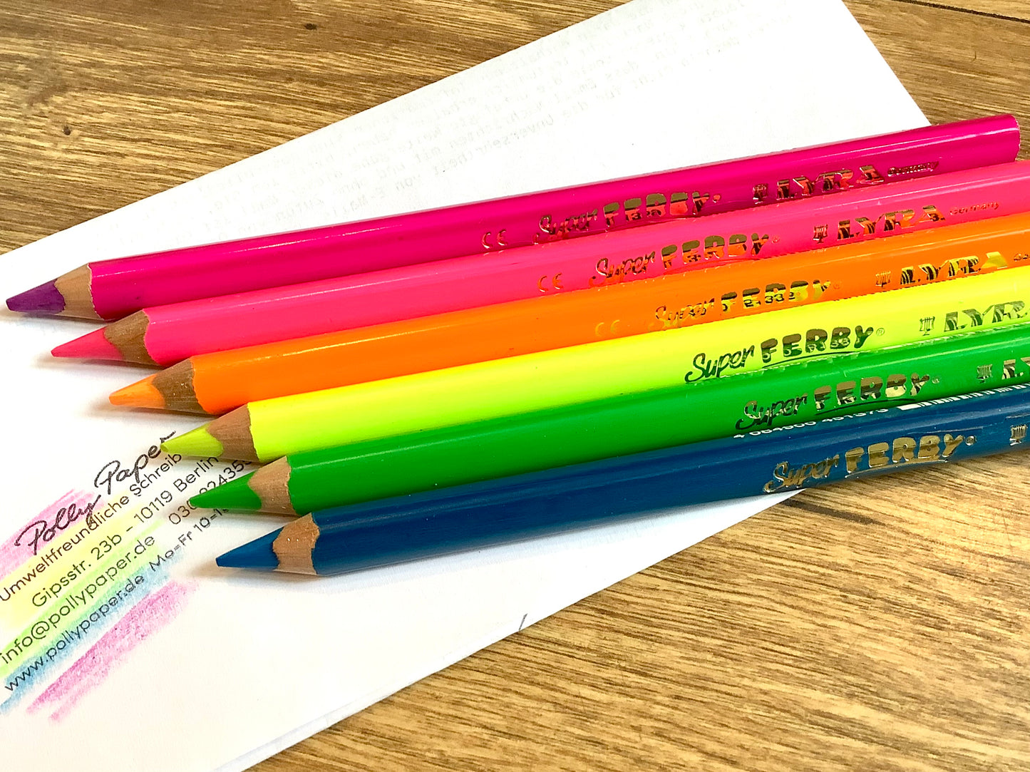 Neon-Buntstifte LYRA SuperFerby 6St. Trockentextmarker