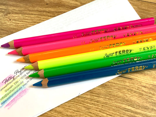 Neon-Buntstifte LYRA SuperFerby 6St. Trockentextmarker