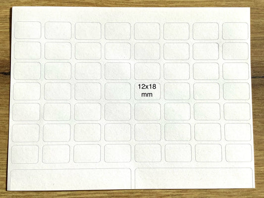 Mini-Etiketten 12x18mm Endi-Haft°