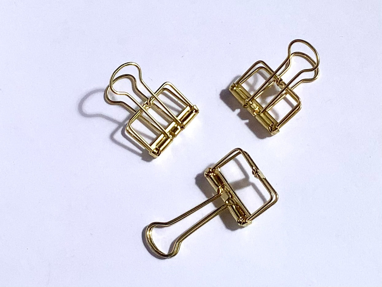 Deko-Clip gold foldback 2cm°