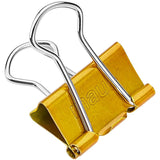 Foldback Clip 12x 19mm gold