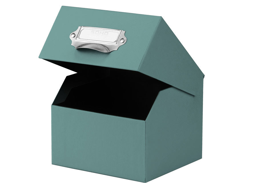 Fotobox Karteikasten A6 Rössler opal (SOHO) - Polly Paper - Umweltfreundliche Schreibwaren
