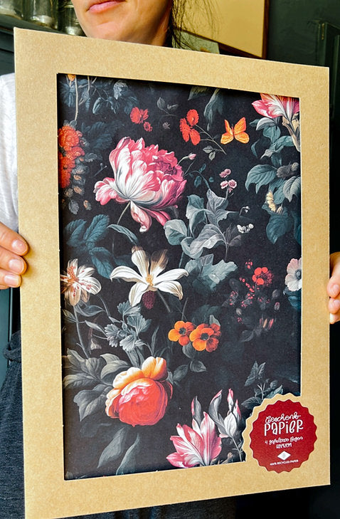 Geschenkpapier Alte Meister 4er-Set „30x40“