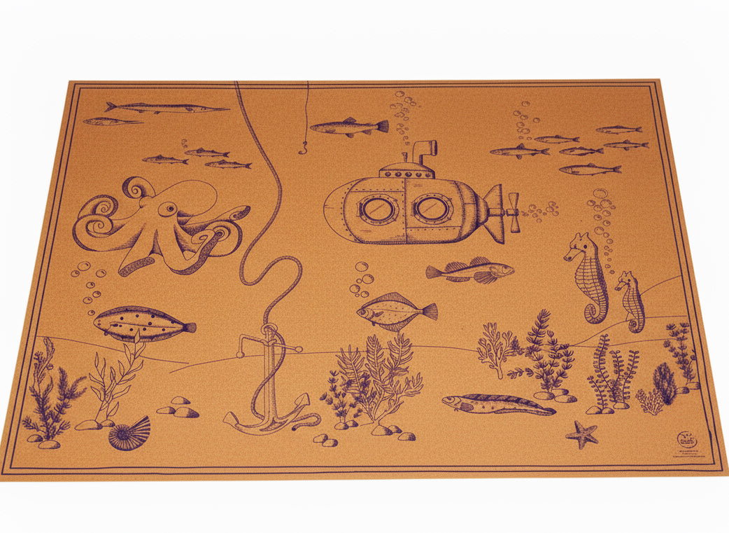 Geschenkpapier Unterwasserwelt Bow&Hummingbird RC