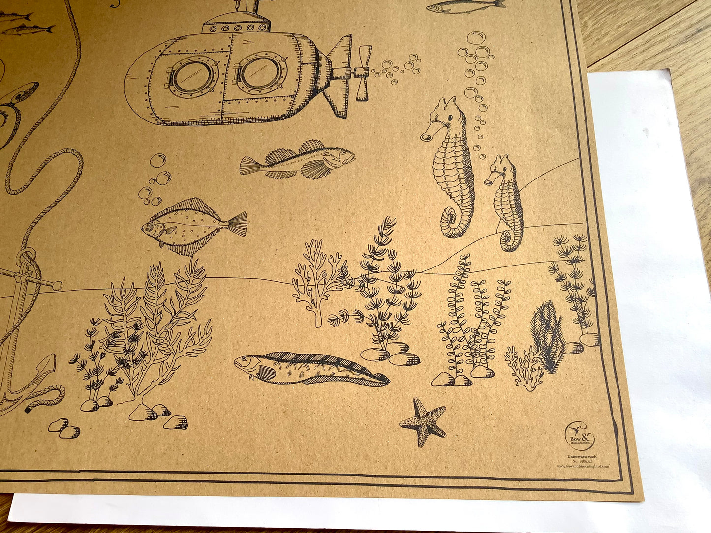 Geschenkpapier Unterwasserwelt Bow&Hummingbird RC
