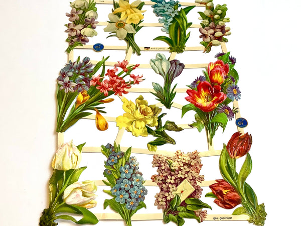 Glanzbilder Frühlingsblumen 7413