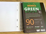 Greenbook A5+ liniert 90g 80Bl. RC PP