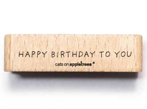 Stempel Happy Birthday to you 10 (Cats on ap.)
