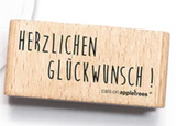 Stempel "Herzlichen Glückwunsch" Cats on appletrees