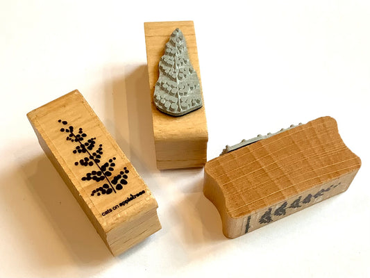 Holzstempel Farn klein (Cats on appletrees)