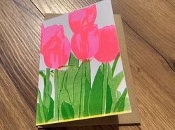 Briefkarte Tulpen (Superjuju)