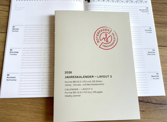 Kalender B6 Roterfaden 2026 (Layout 3)