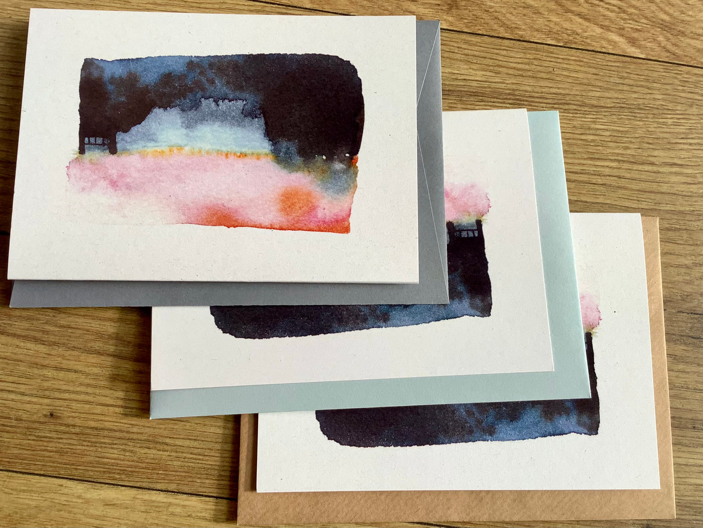 Briefkarte Novemberlicht (Inka Erichsen) A6/C6