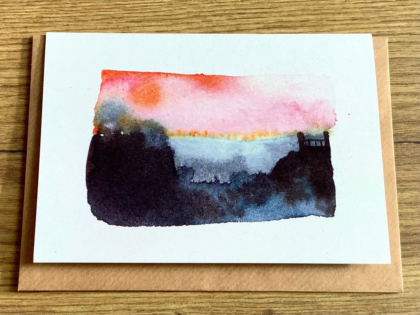 Briefkarte Novemberlicht (Inka Erichsen) A6/C6