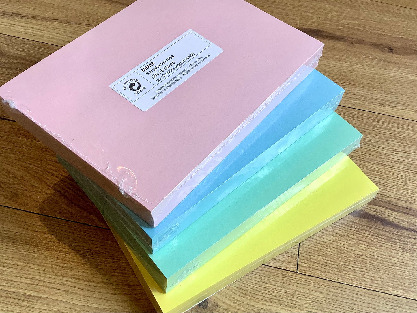 Karteikarten A5 blanko 180g 100St°