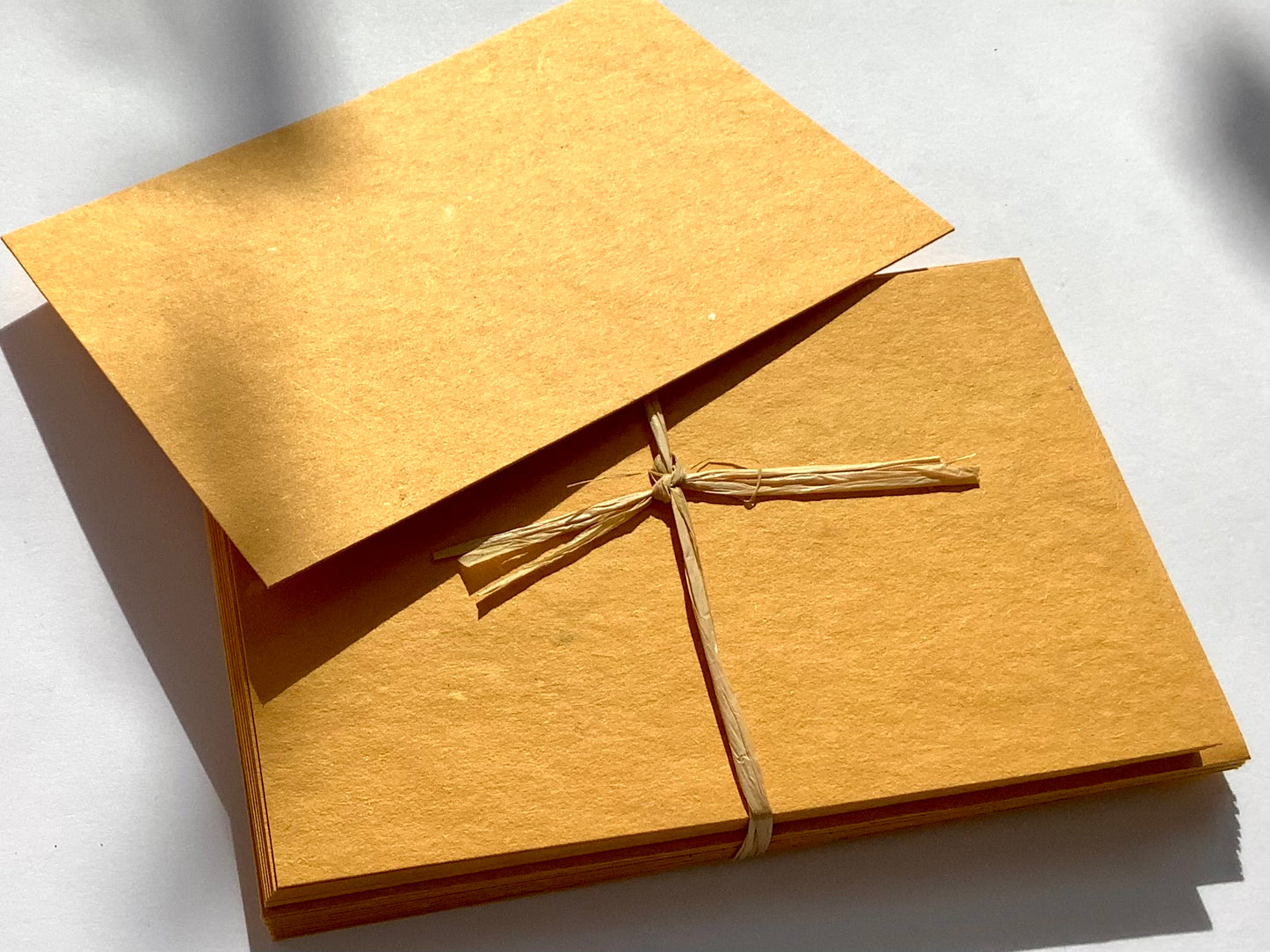 10 Minikarten und passende Umschläge in gelb