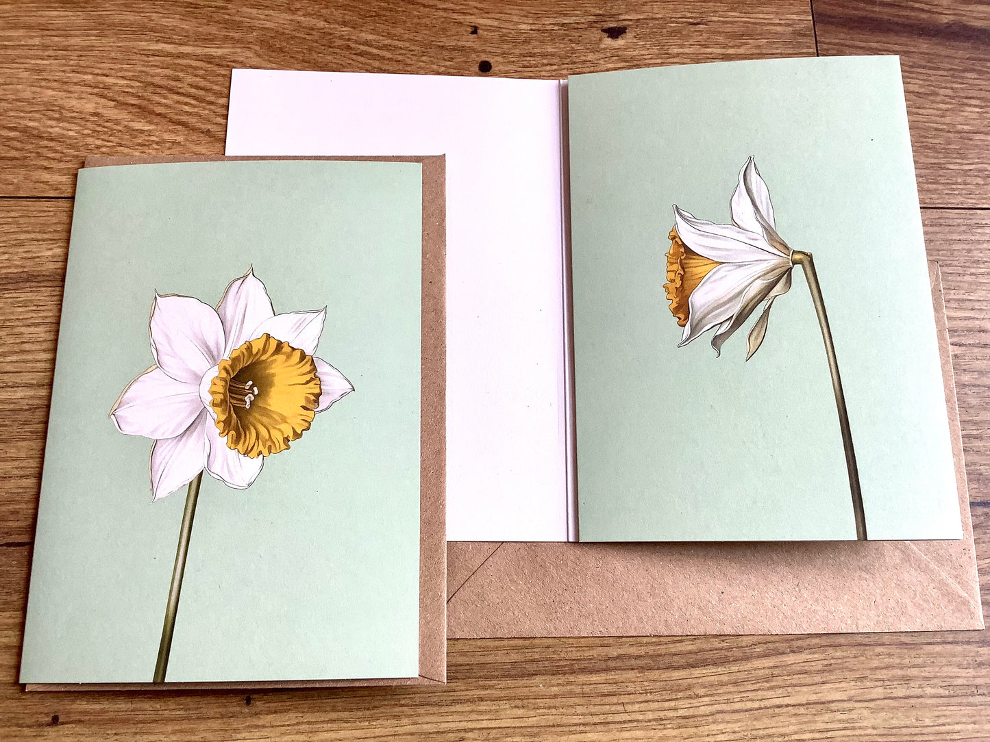 Doppel-Klappkarte Frühblüher ("30x40“) Leporellokarte°