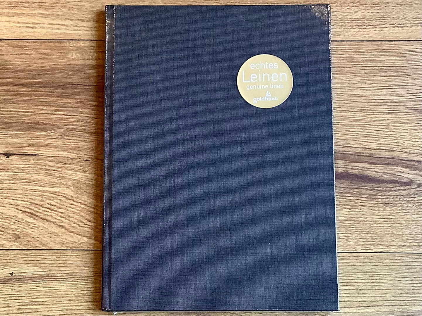 Trauerbuch Kondolenz grau Goldbuch 20x28cm