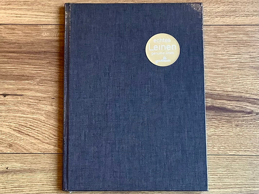 Trauerbuch Kondolenz grau Goldbuch 20x28cm