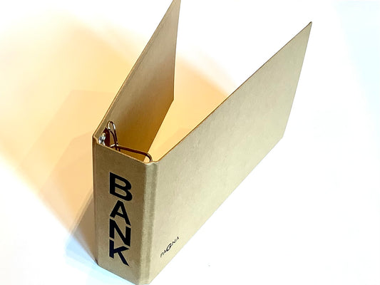 Ordner A6 quer für Kontoauszüge natur BANK