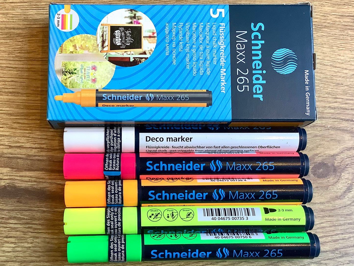 Kreidemarker Set Maxx 265 5 Farben 1-3mm Schneider