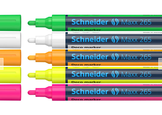 Kreidemarker Set Maxx 265 5 Farben 1-3mm Schneider