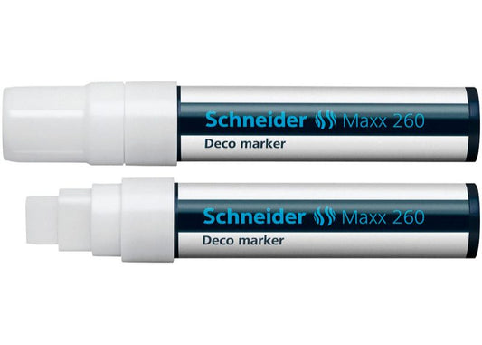 Kreidemarker Maxx 260 5-15mm weiß Schneider
