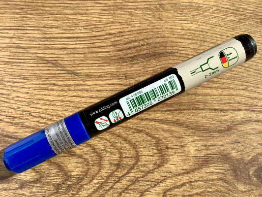 Lackmarker edding-ecoline in blau