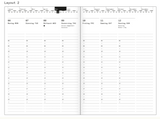 Kalender M (A5) Roterfaden 2025°
