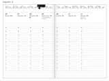 Kalender M (A5) Roterfaden 2025° (ab August)