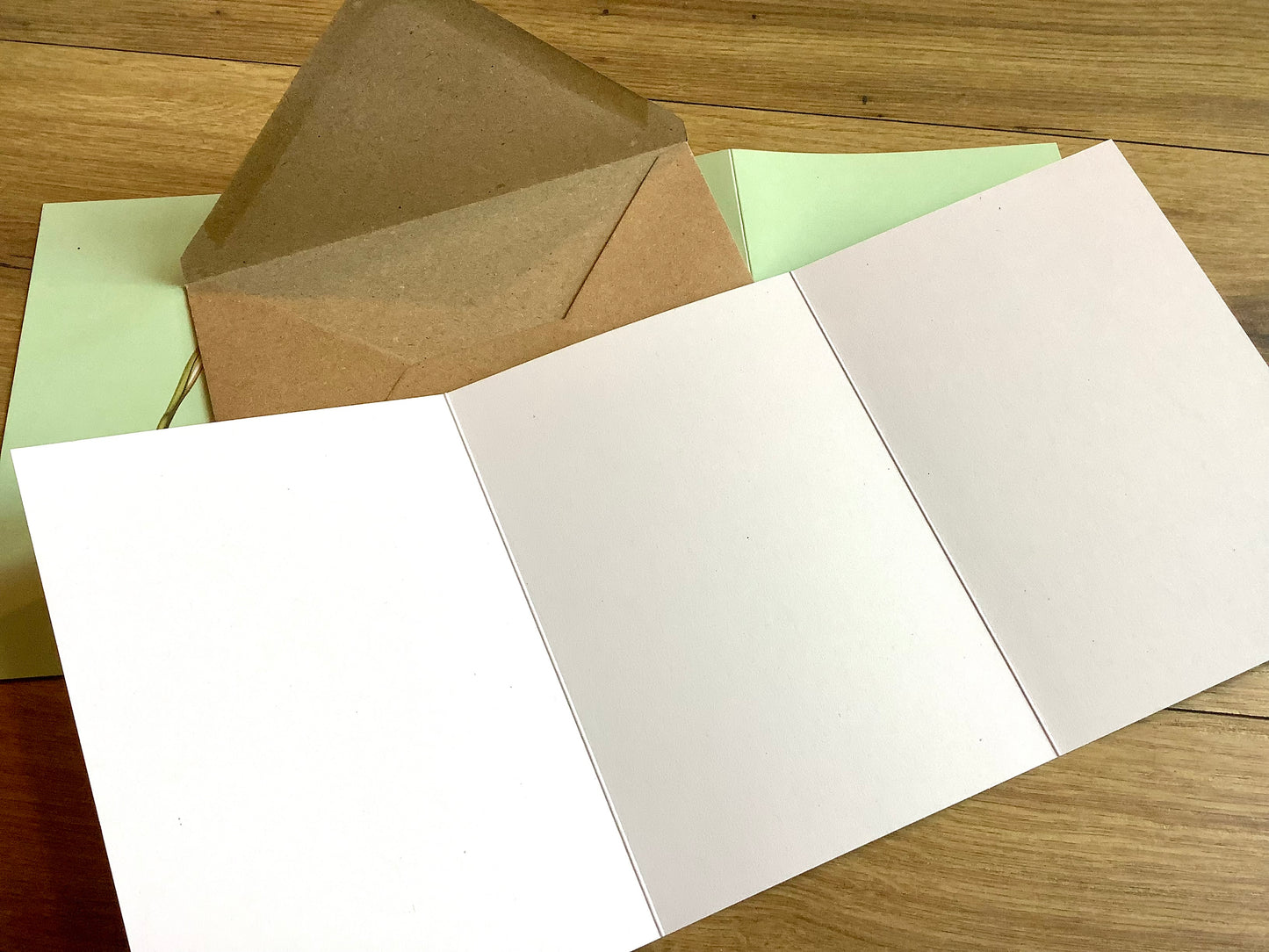 Doppel-Klappkarte Frühblüher ("30x40“) Leporellokarte°