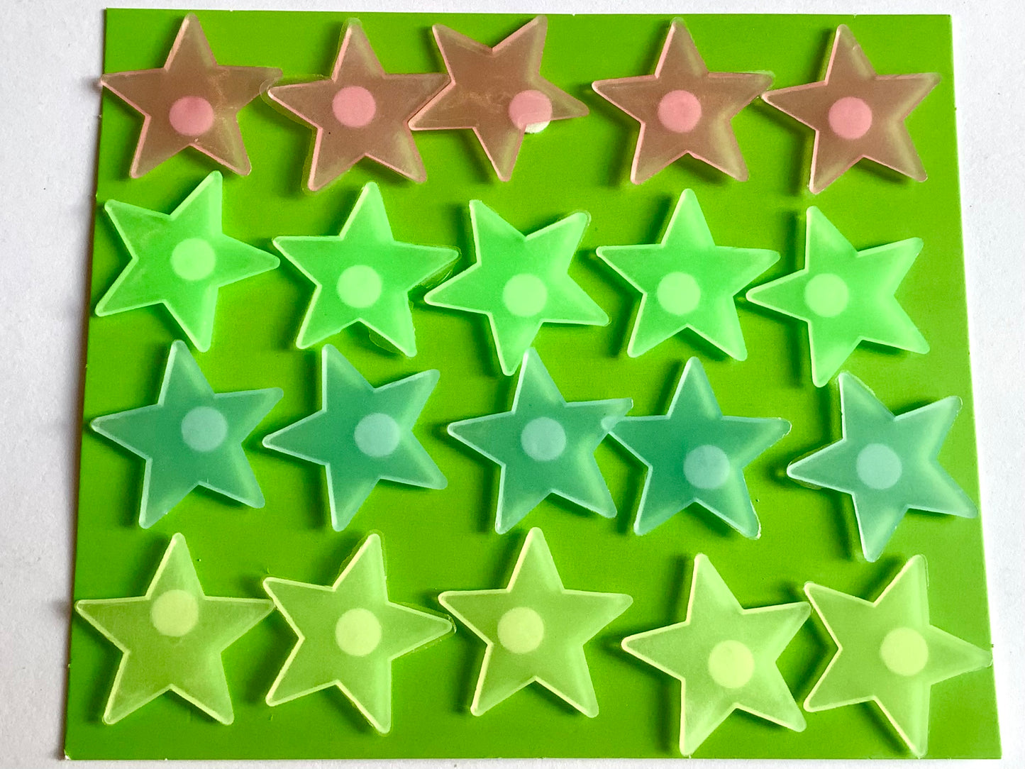 Sticker 20 Leuchtsterne Zahnfee-Belohnung