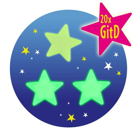 Sticker 20 Leuchtsterne Zahnfee-Belohnung