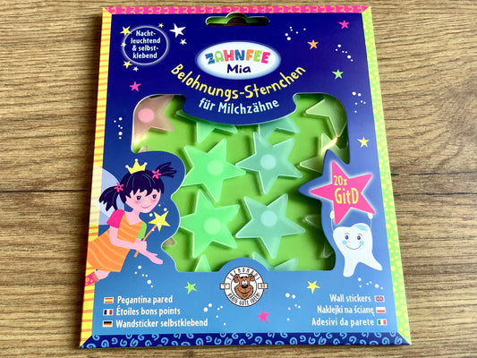 Sticker 20 Leuchtsterne Zahnfee-Belohnung