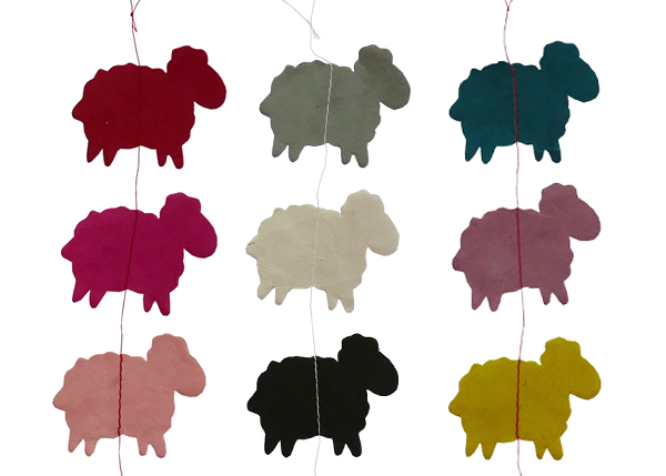 Papier-Mobile Schafe Lamm Lamalí°