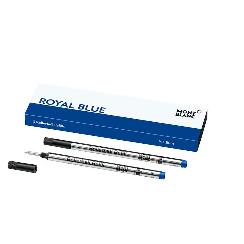 Minen für Montblanc Tintenroller 2 Stück blau°