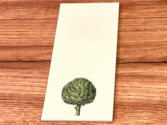 Notizblock lang Artischocke RC "30x40"