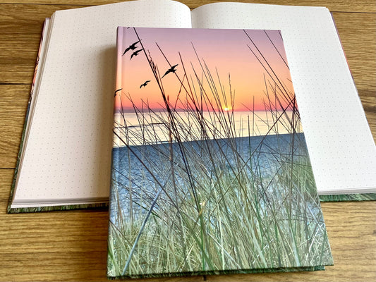 Notizbuch A5 Punktraster Am Meer Hardcover 100g RC