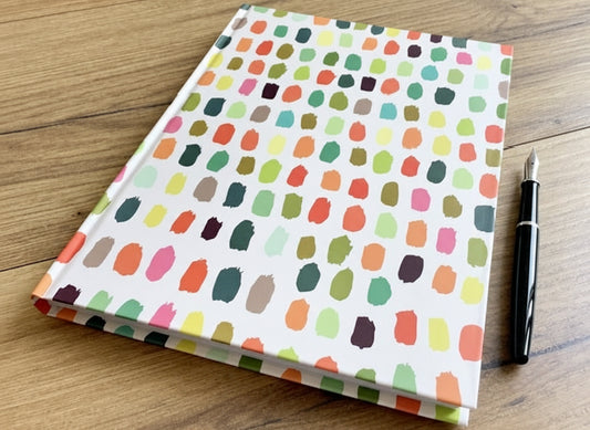 Notizbuch A5 Punktraster Strokes Hardcover 100g RC