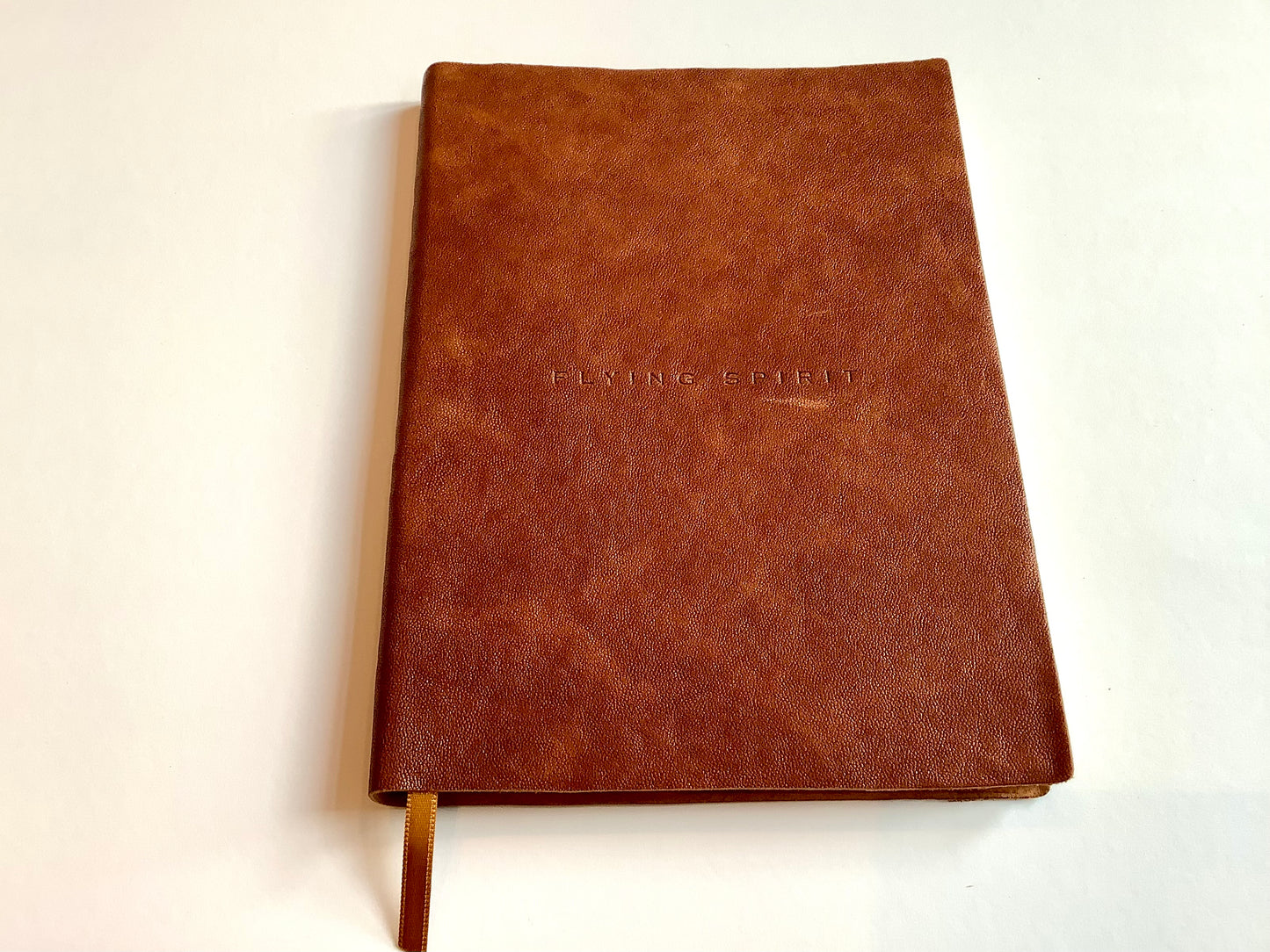 Notizbuch A5 liniert Ledereinband Cognac Clairefontaine