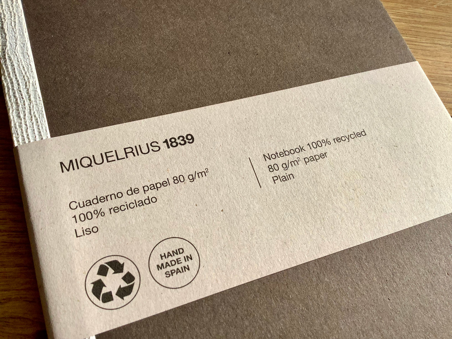 Notizheft A5 blanko "1839" Miquelrius